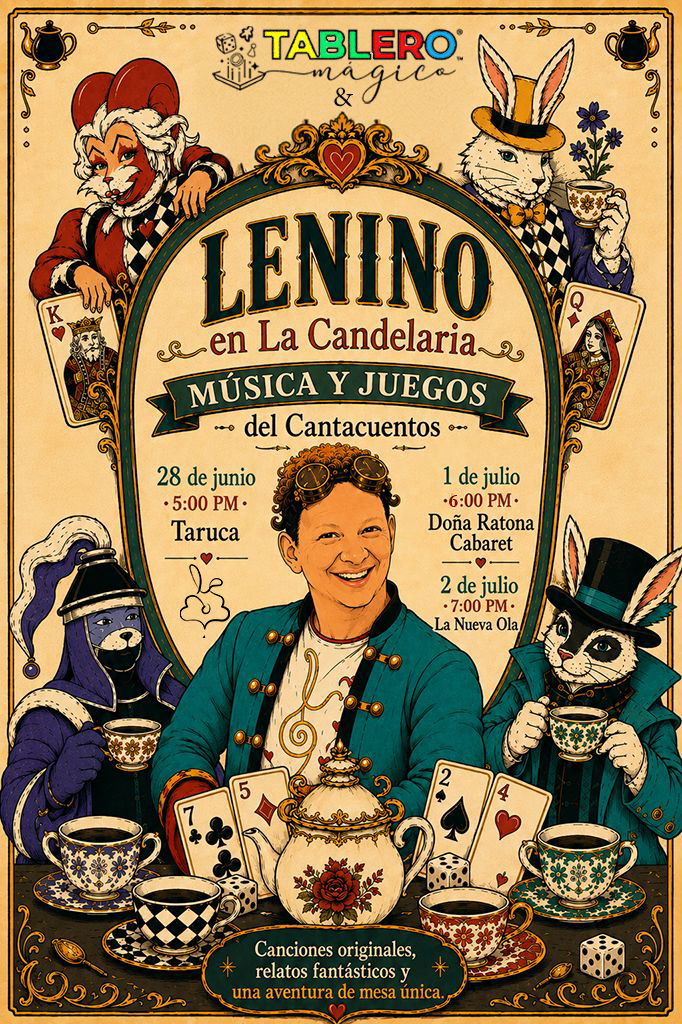Afiche de Lenino en La Candelaria