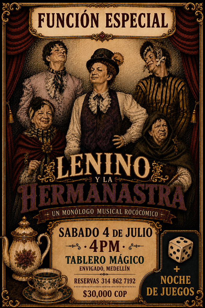 Afiche de Lenino y La Hermanastra